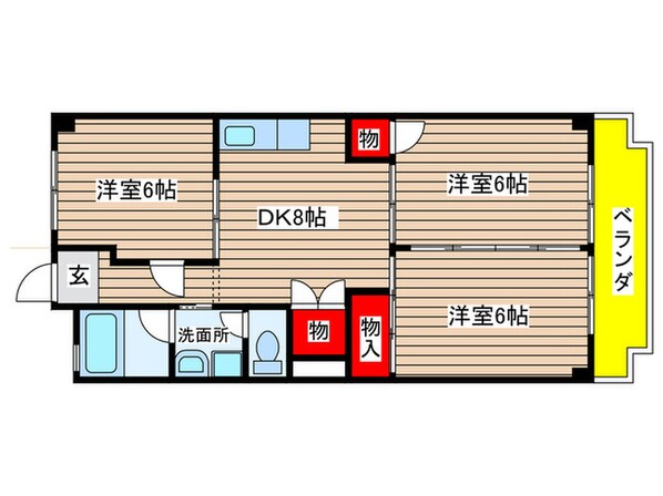 アクタス池上台の物件間取画像